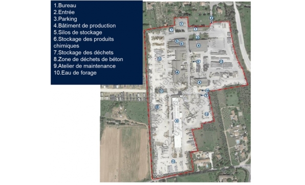 Site industriel à Beaucaire dans le Gard (30)
